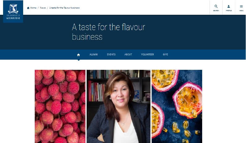 A taste for the flavour business